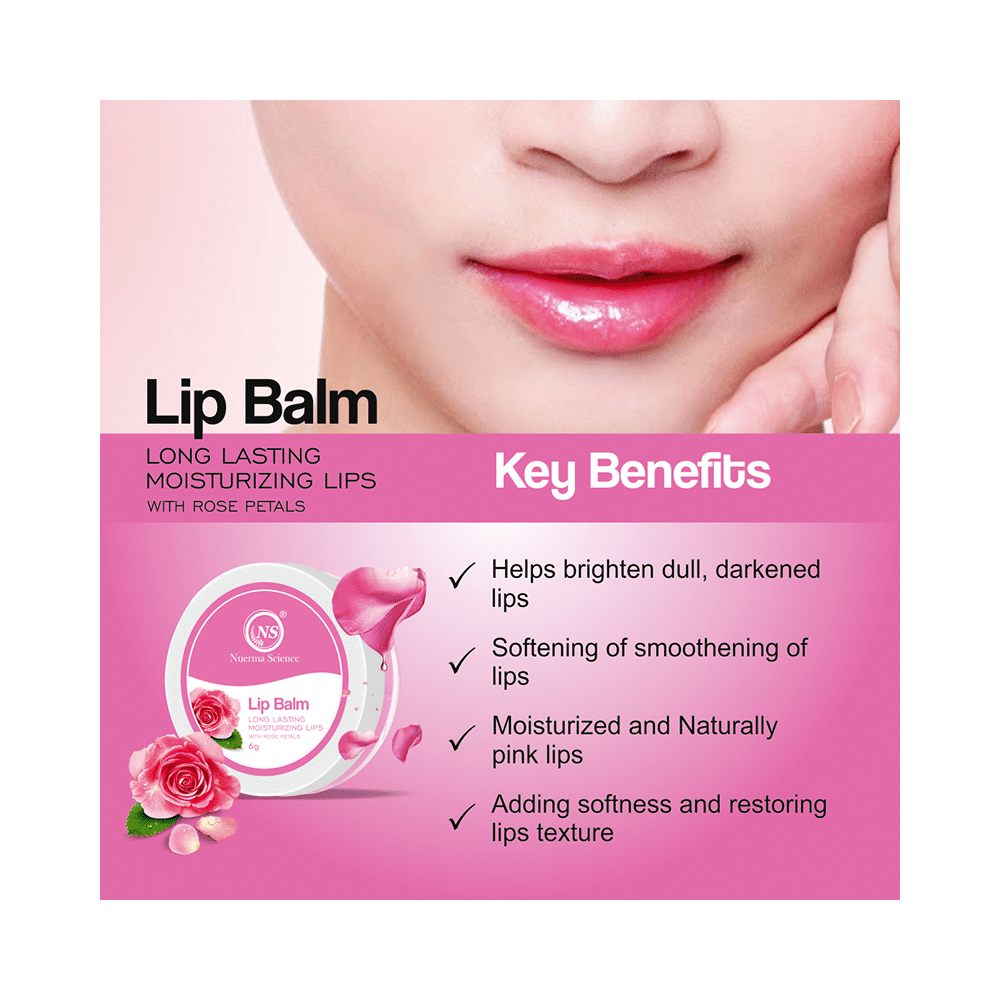 Nuerma Science Lip Balm SPF 30 with Rose Petals - Image 5