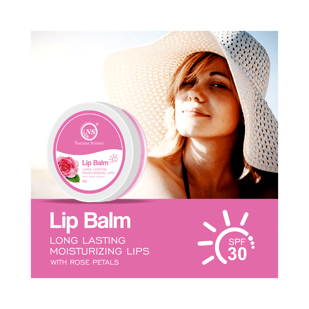 Nuerma Science Lip Balm SPF 30 with Rose Petals - Image 4