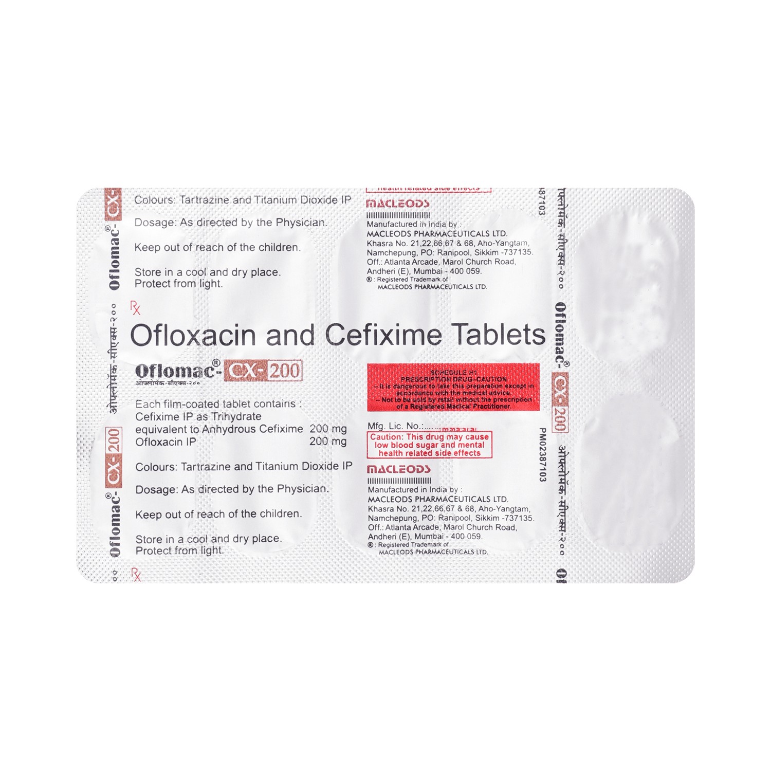 Oflomac CX 200 mg/200 mg Tablet - Image 3
