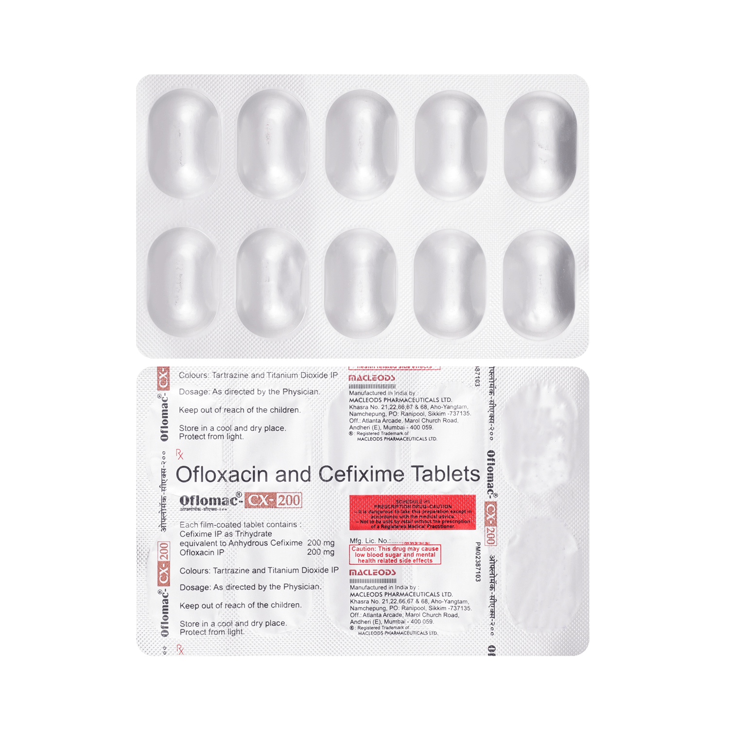 Oflomac CX 200 mg/200 mg Tablet - Image 1