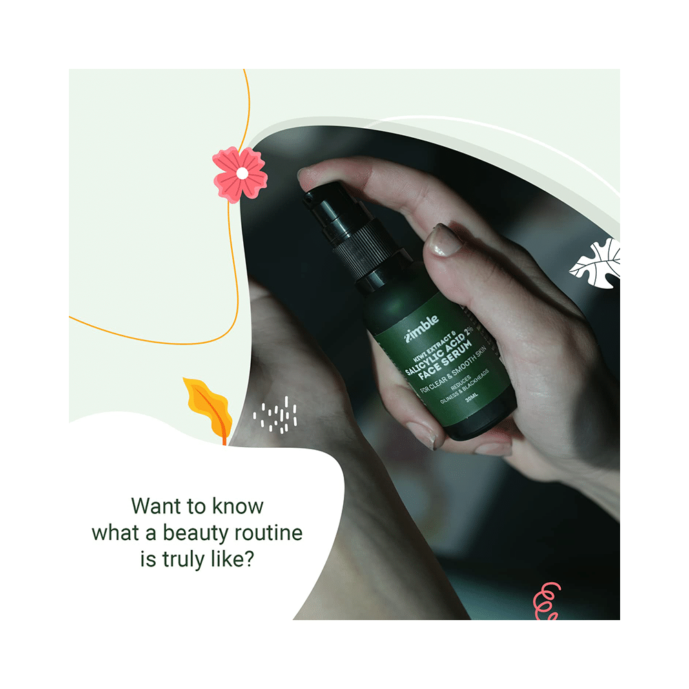 Zimble Kiwi Ext & Salicylic Acid 2% Face Serum - Image 4
