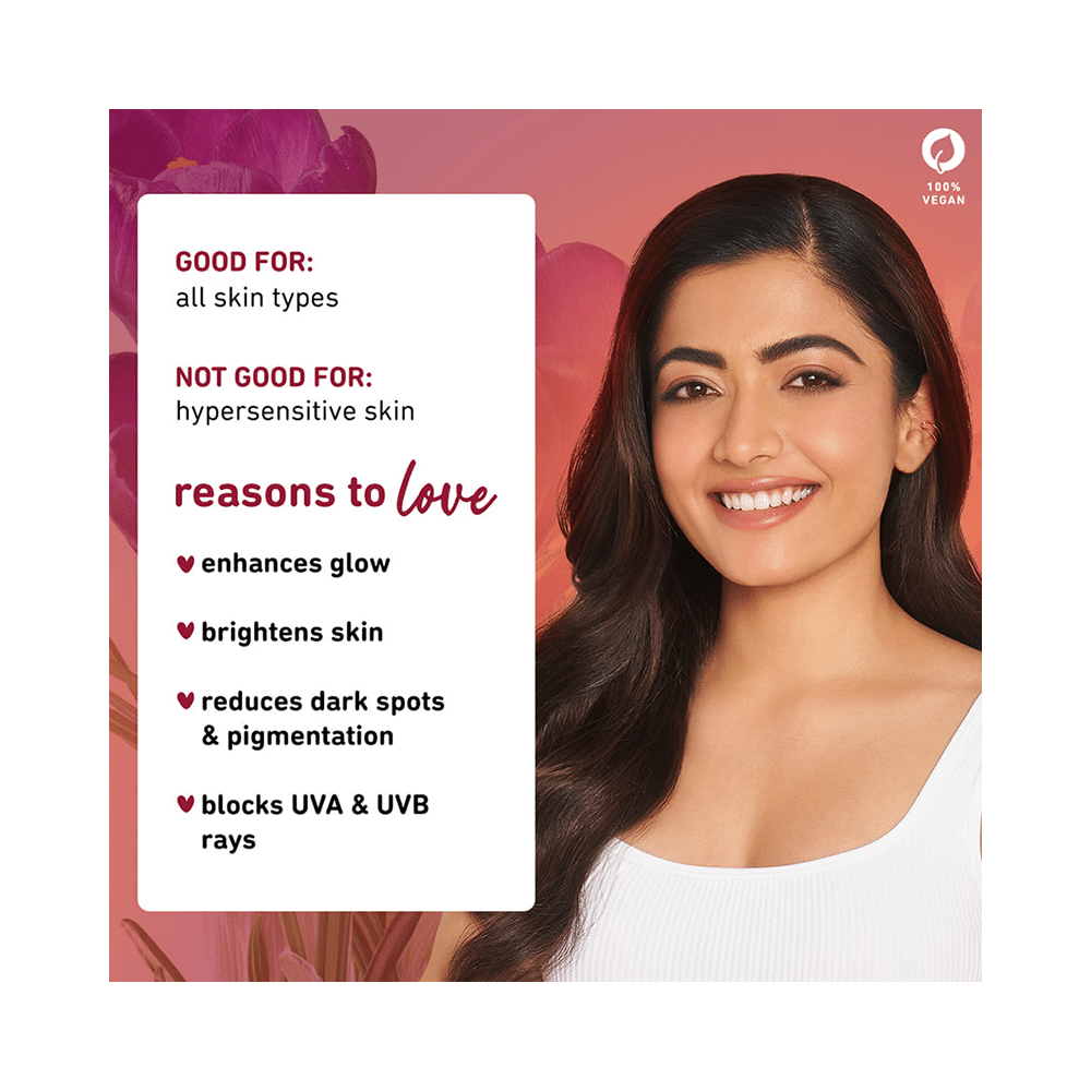 Plum Saffron & Kumkumadi Oil Glow Bright Moisturizer | Enhances Glow - Image 4