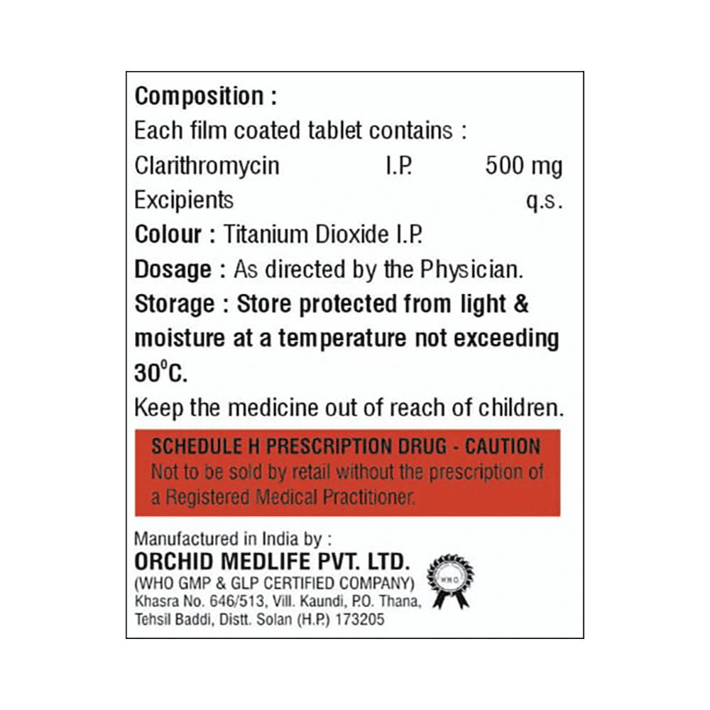 Clarvon 500 Tablet - Image 2