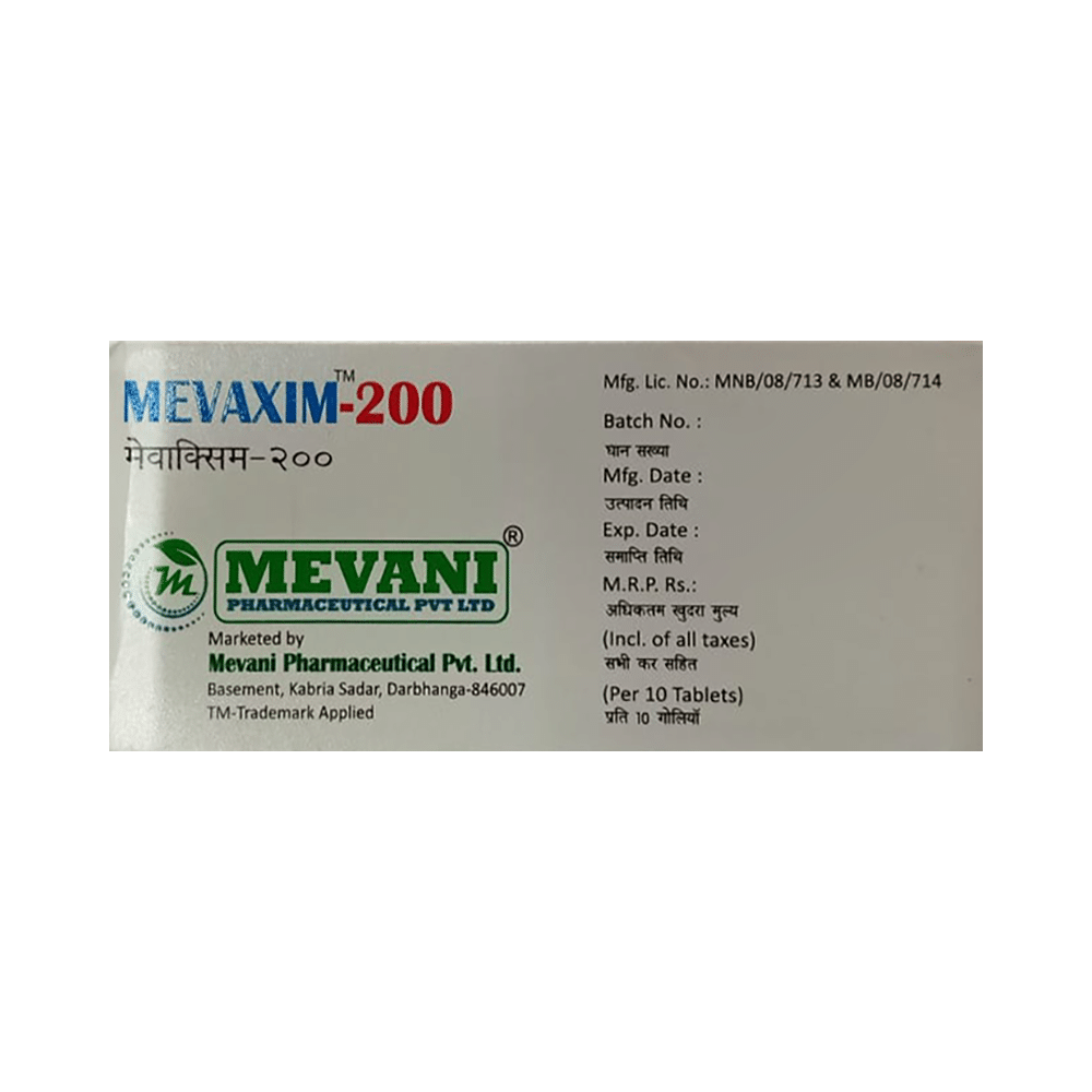 Mevaxim 200 Tablet DT - Image 3