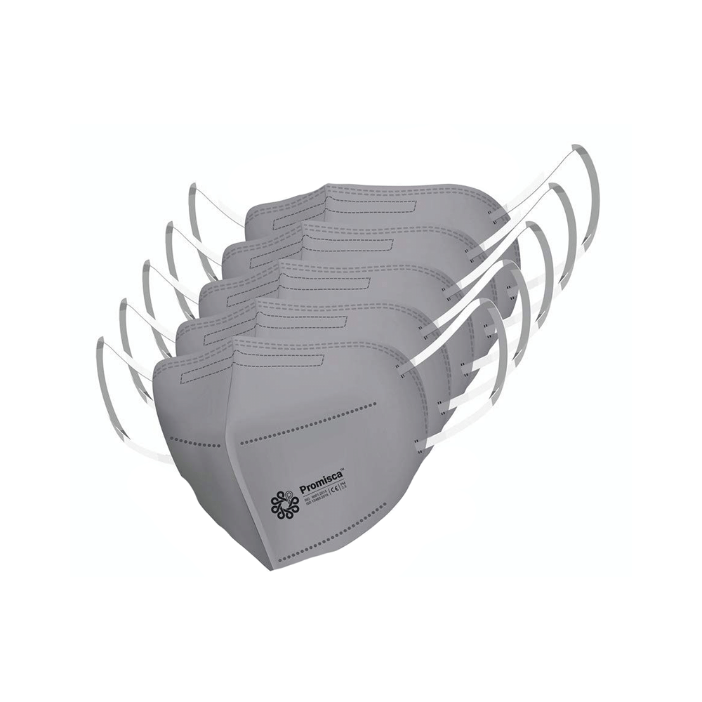 Promisca PR 95 N95 Protective Face Mask Regular Grey - Image 2