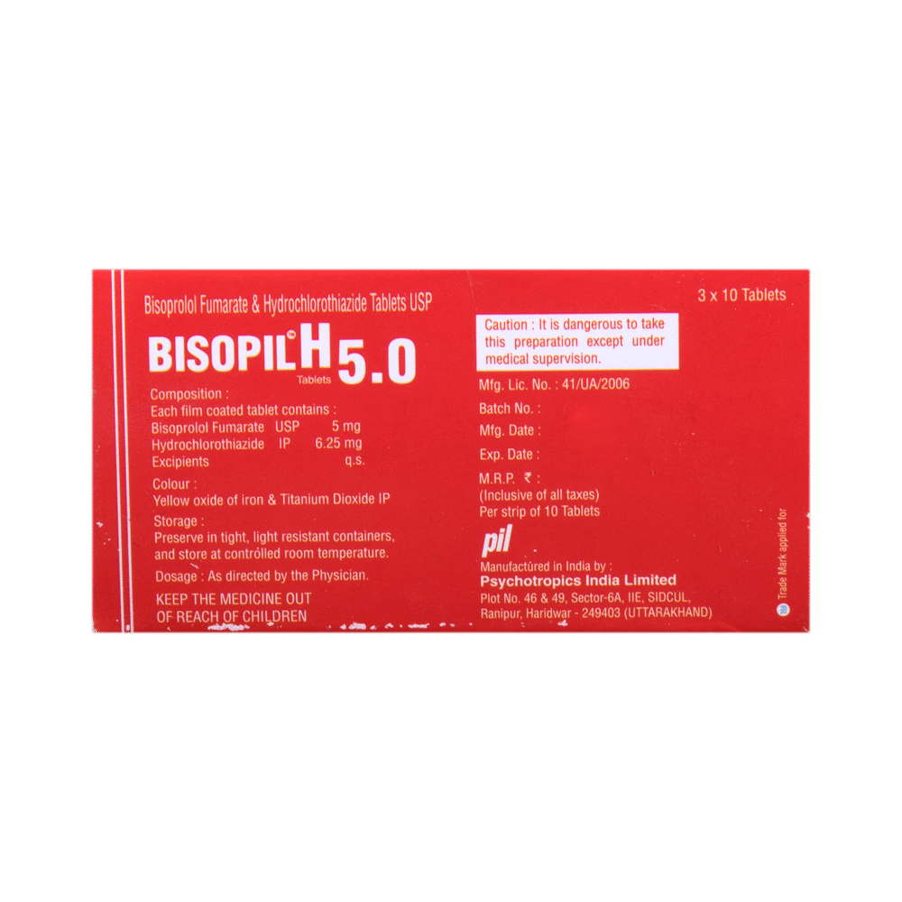 Bisopil H 5 Tablet - Image 3