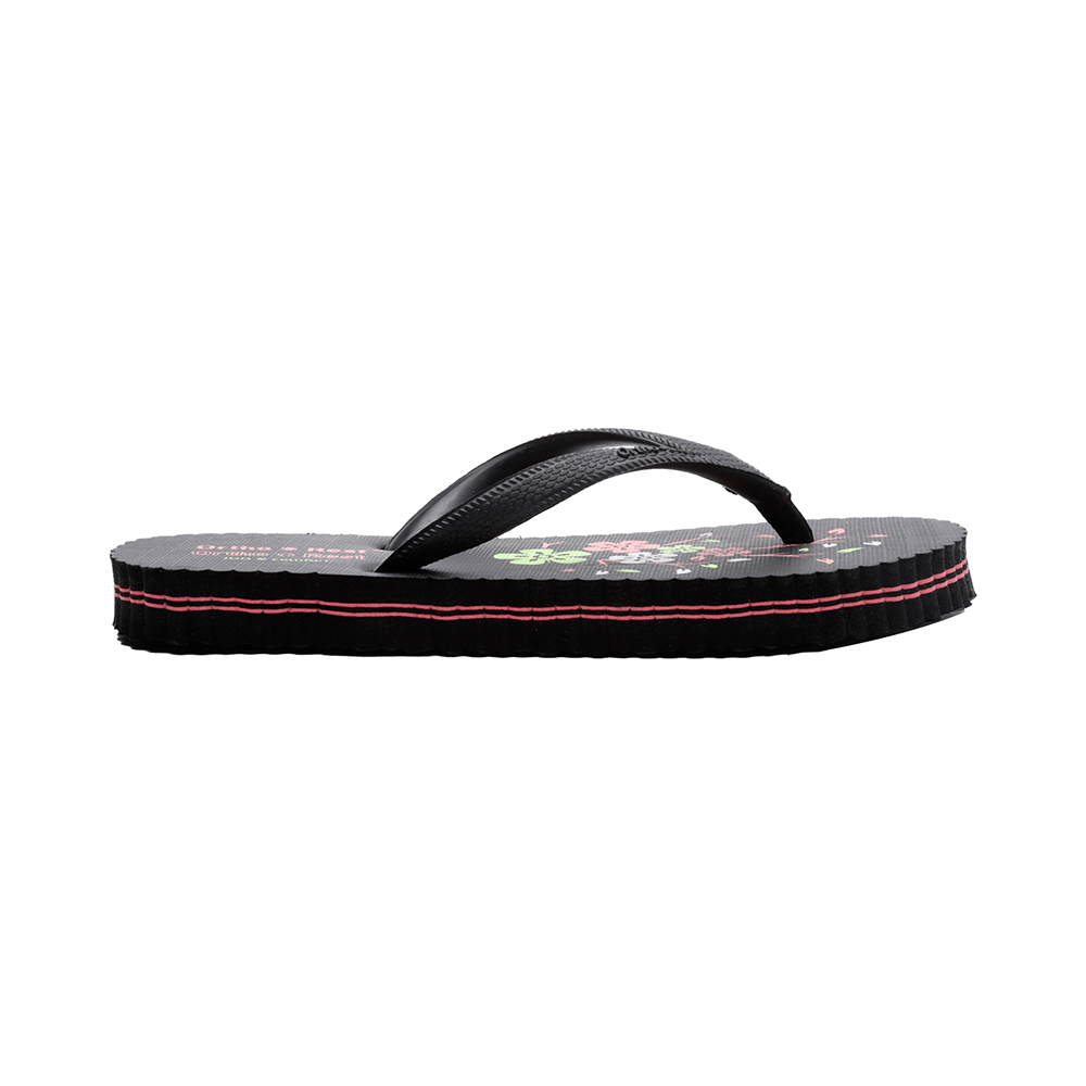 Ortho + Rest Women's Cool Extra Soft and Comfortable Orthopedic Flip Flops for Home Daily Use Black 9 - Image 5