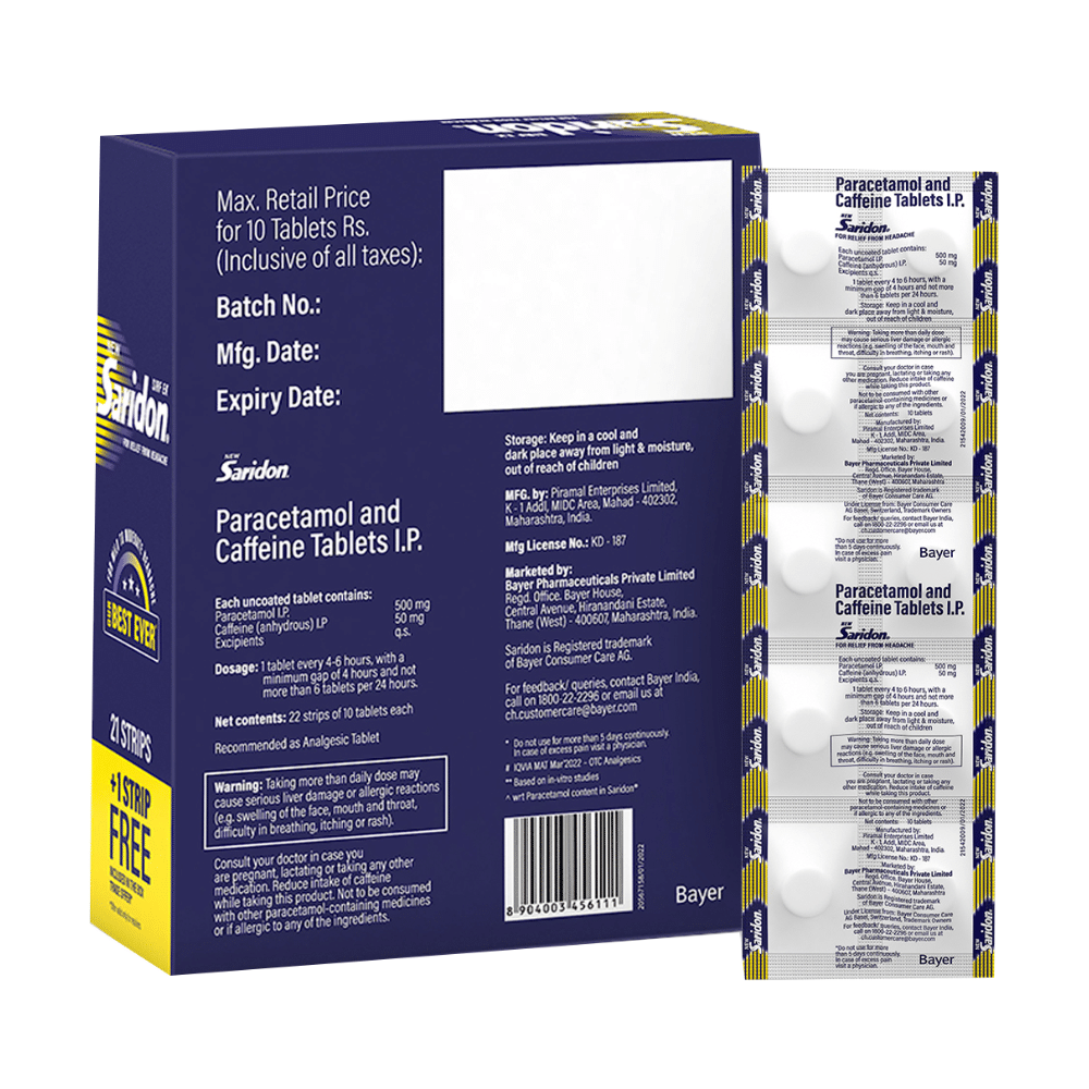Saridon Tablet - Image 2