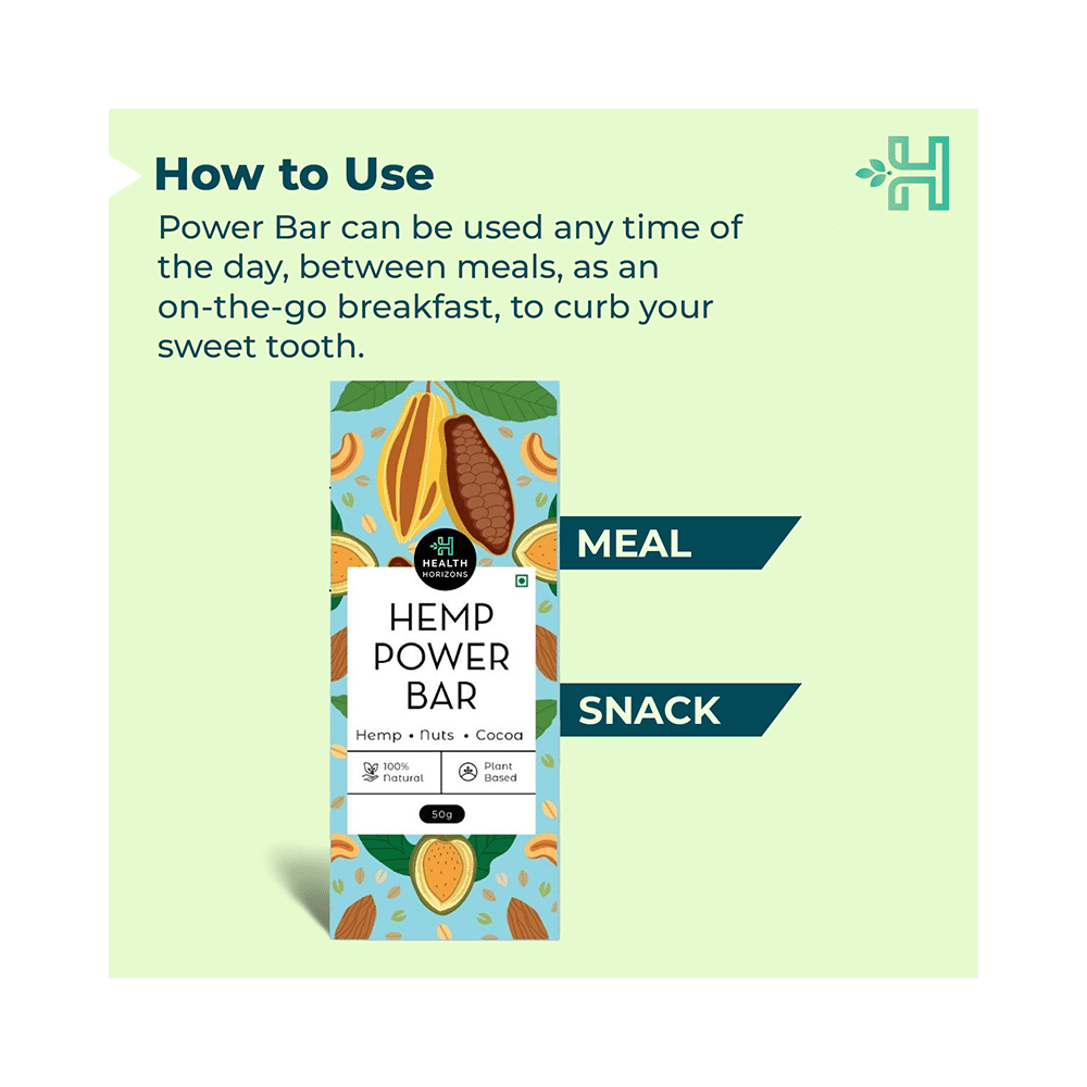 Health Horizons Hemp Power Bar (50gm Each) - Image 5