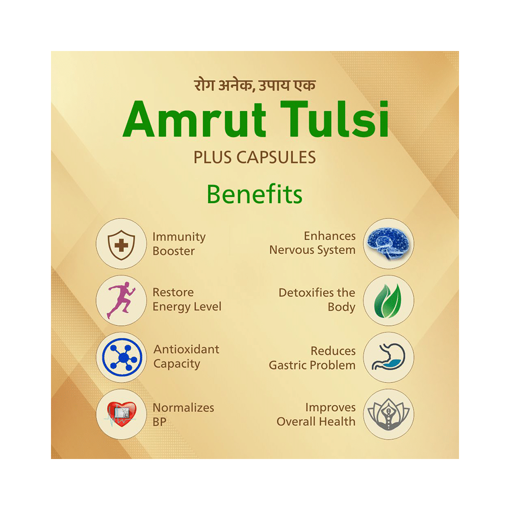Amrut Tulsi Plus Capsule - Image 5