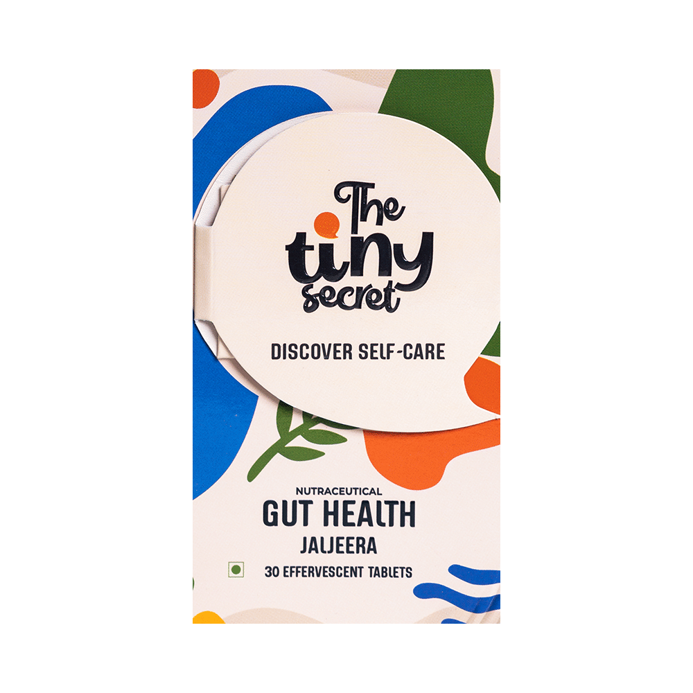 The Tiny Secret Nutraceutical Gut Health Effervescent Tablet Jaljeera