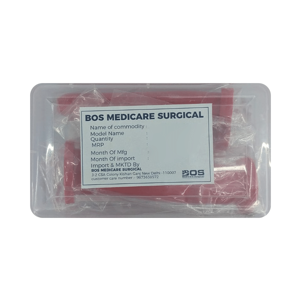 Bos Medicare Surgical Anal Dilator PVC Material Small,Medium,Large Set Red - Image 1