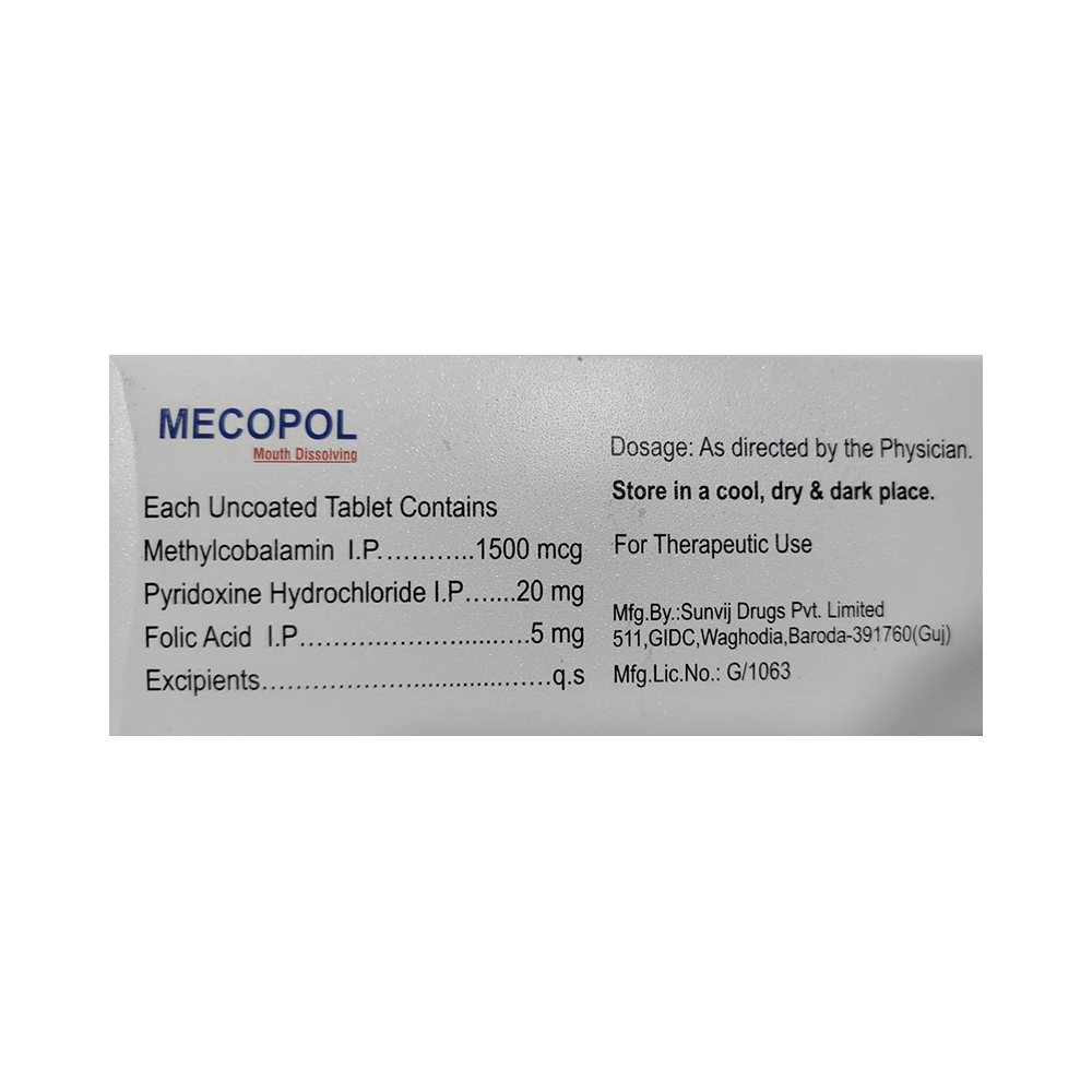 Mecopol Mouth Dissolving Tablet - Image 3