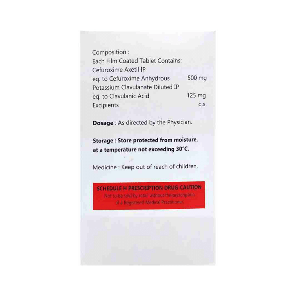 Cefuvax CV 500mg/125mg Tablet - Image 2