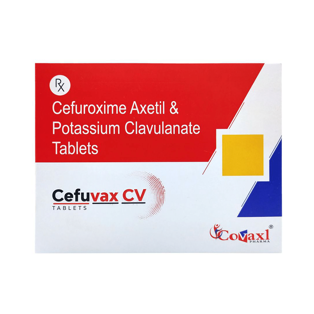 Cefuvax CV 500mg/125mg Tablet