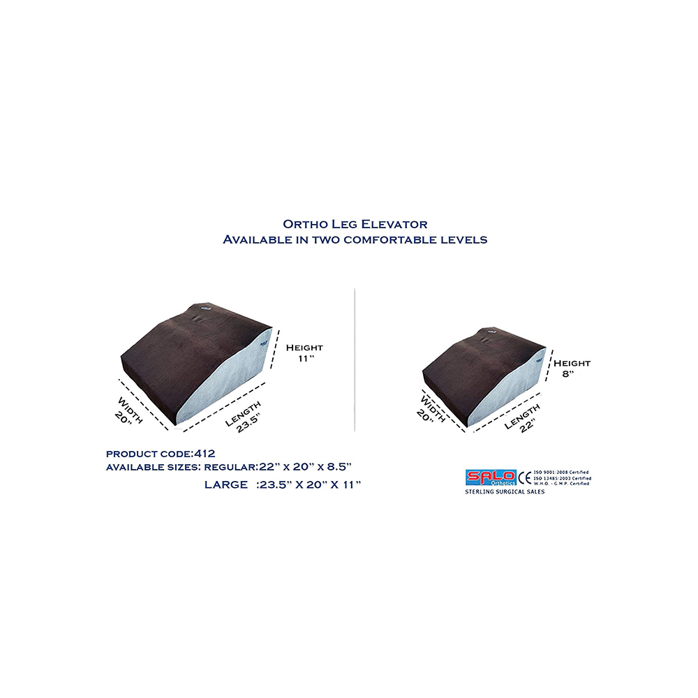 Salo Orthotics Leg Elevation Pillow for Varicose Vein and Swelling Size 11 - Image 5