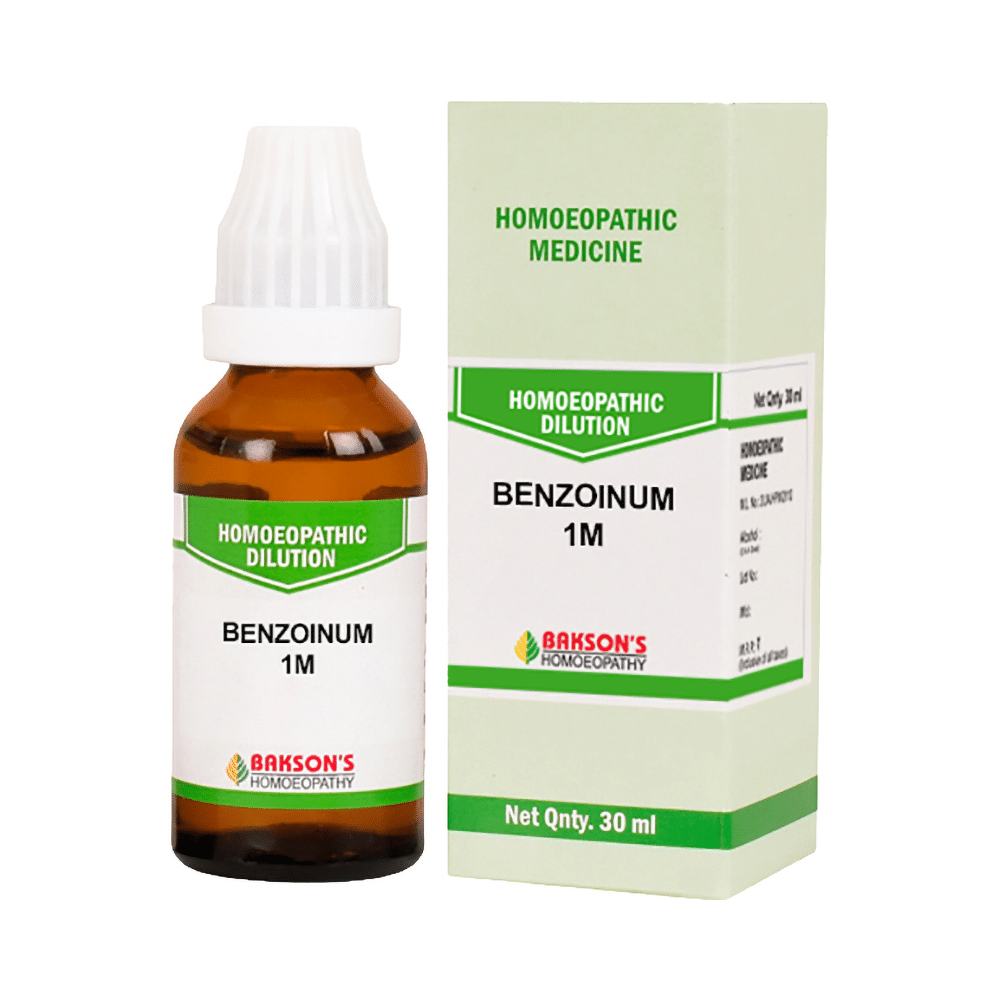 Bakson's Homeopathy Benzoinum Dilution 1M - Image 1