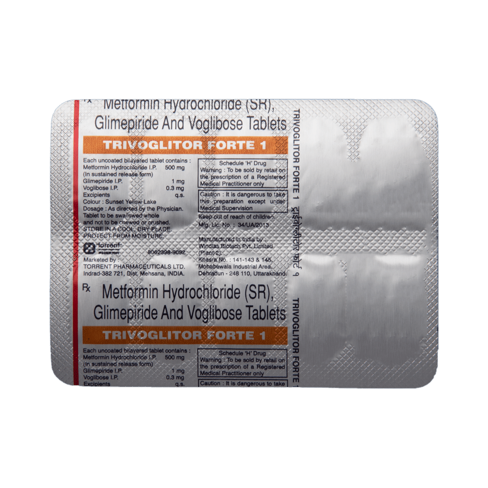 Trivoglitor Forte 1 Tablet SR - Image 5