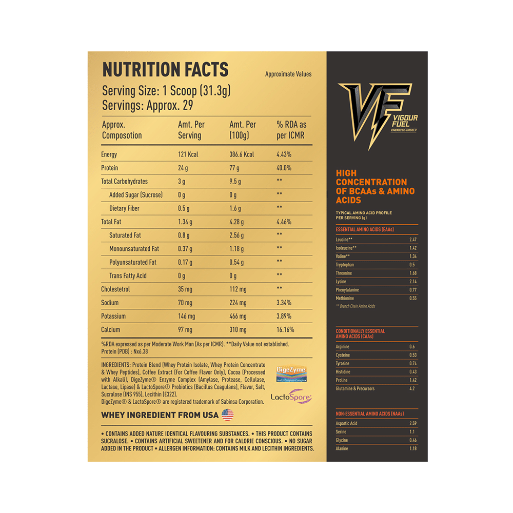 Vigour Fuel Iso Plus Whey Protein Tri-Blend Dutch Chocolate - Image 2
