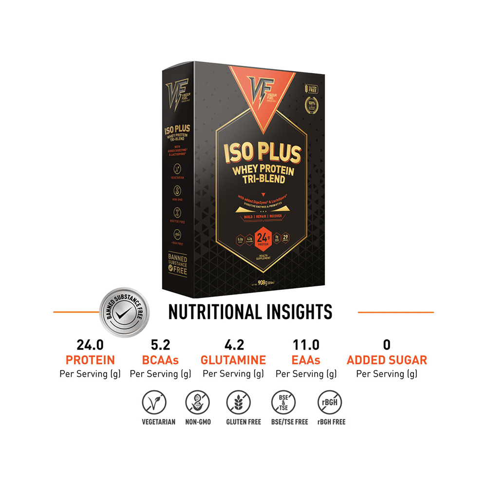 Vigour Fuel Iso Plus Whey Protein Tri-Blend Dutch Chocolate - Image 4
