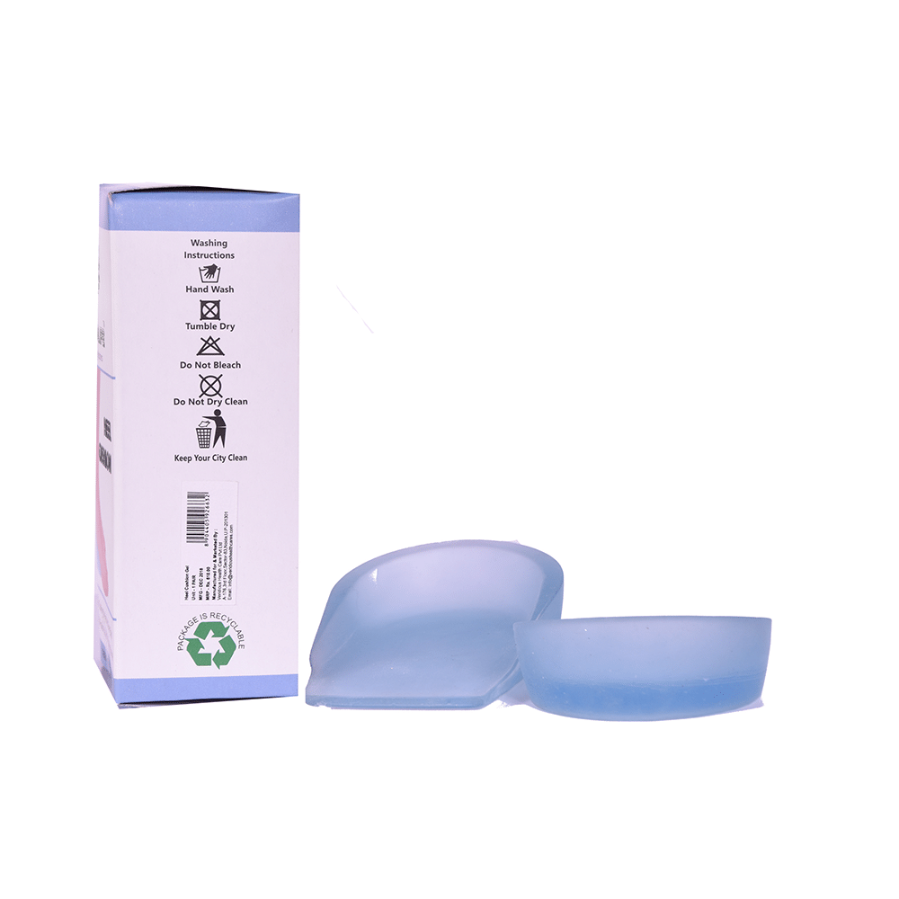 Longlife OCT 027 Heel Cushion Gel (Pair) Universal Blue - Image 2