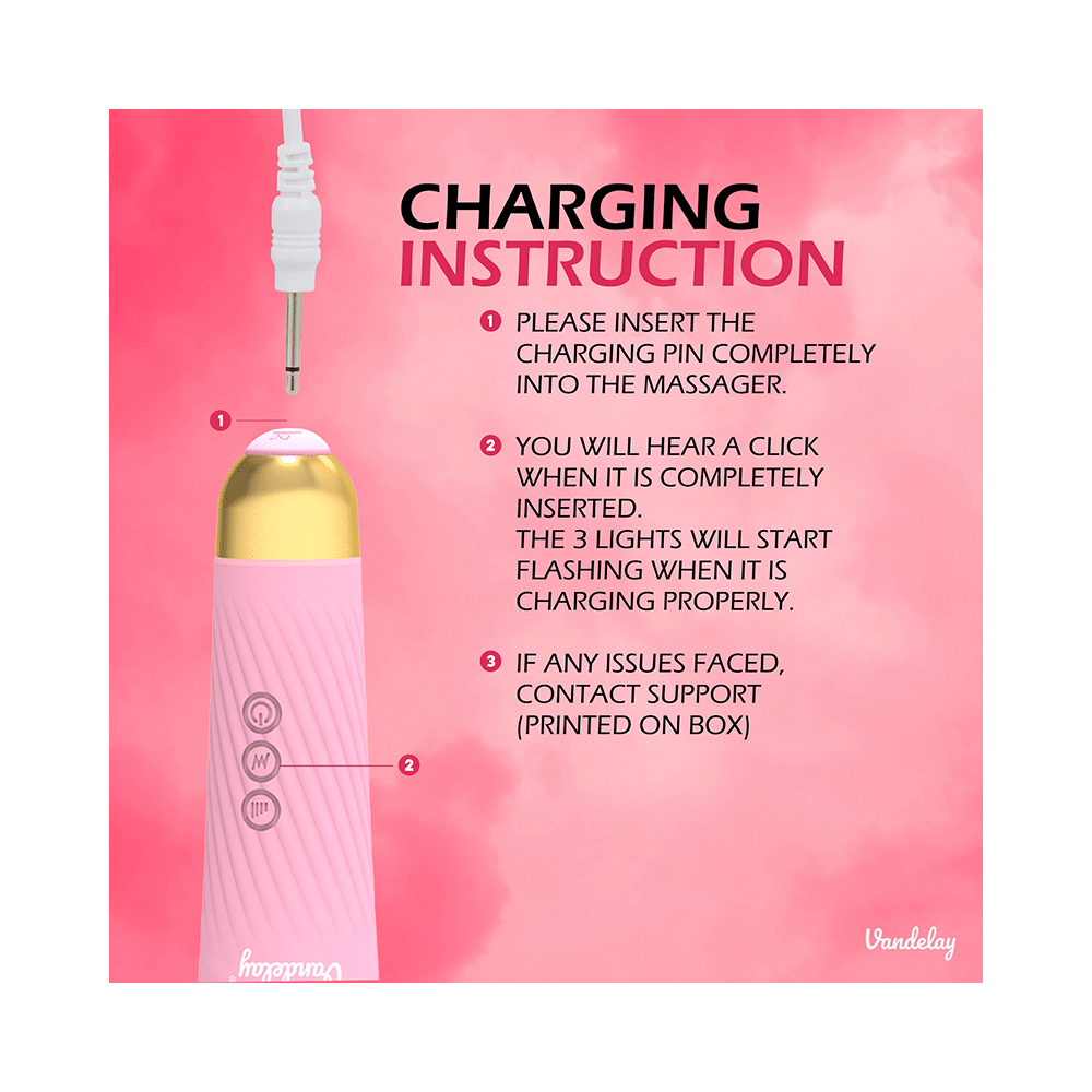 Vandelay Magic Mate Body Massager Pink - Image 5
