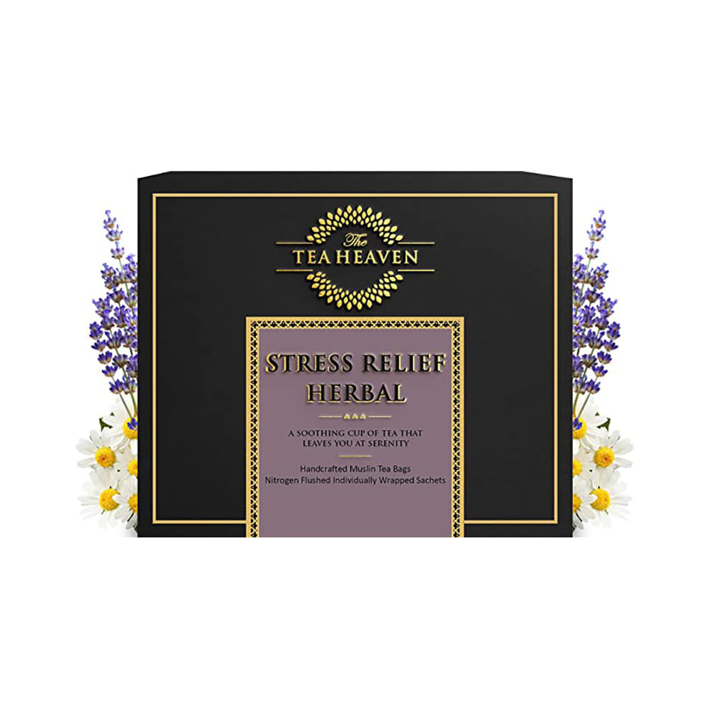 The Tea Heaven Stress Relief Herbal Tea bag (6.5gm Each) - Image 1