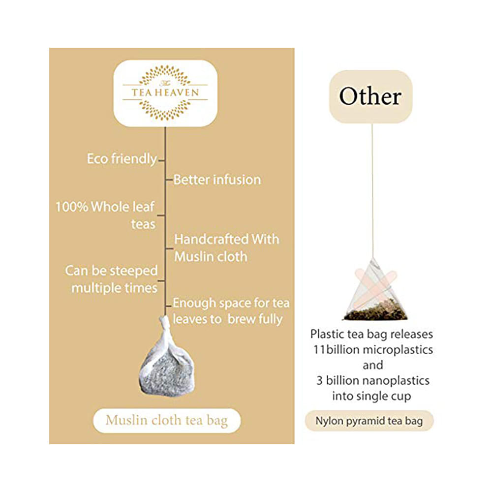 The Tea Heaven Stress Relief Herbal Tea bag (6.5gm Each) - Image 2