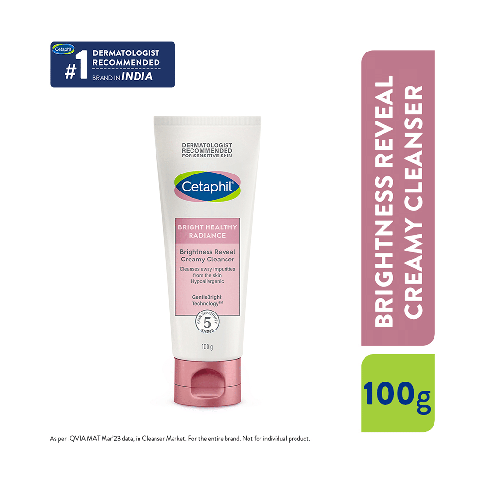 Cetaphil Brightness Reveal Creamy Cleanser | Hypoallergenic & For Sensitive Skin - Image 3