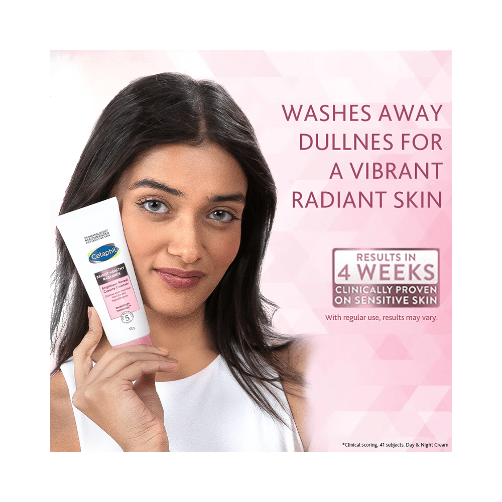 Cetaphil Brightness Reveal Creamy Cleanser | Hypoallergenic & For Sensitive Skin - Image 4