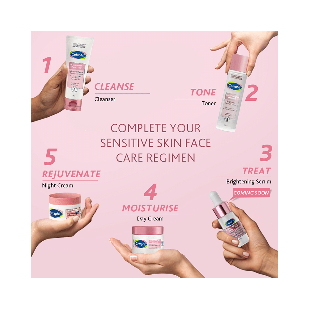 Cetaphil Brightness Reveal Creamy Cleanser | Hypoallergenic & For Sensitive Skin - Image 8