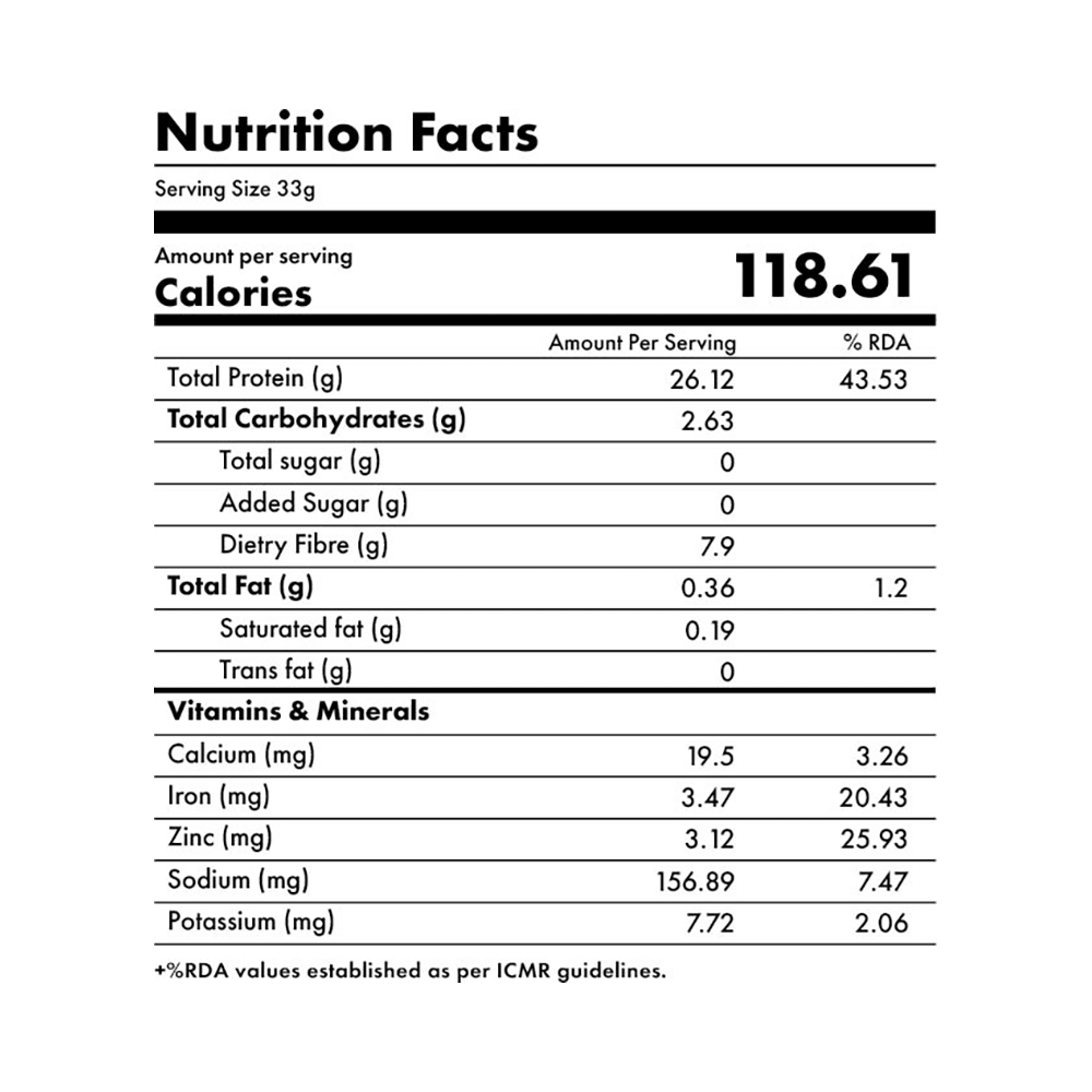 Cosmix No-Nonsense Plant Protein (500gm Each) Classic Unflavoured - Image 4