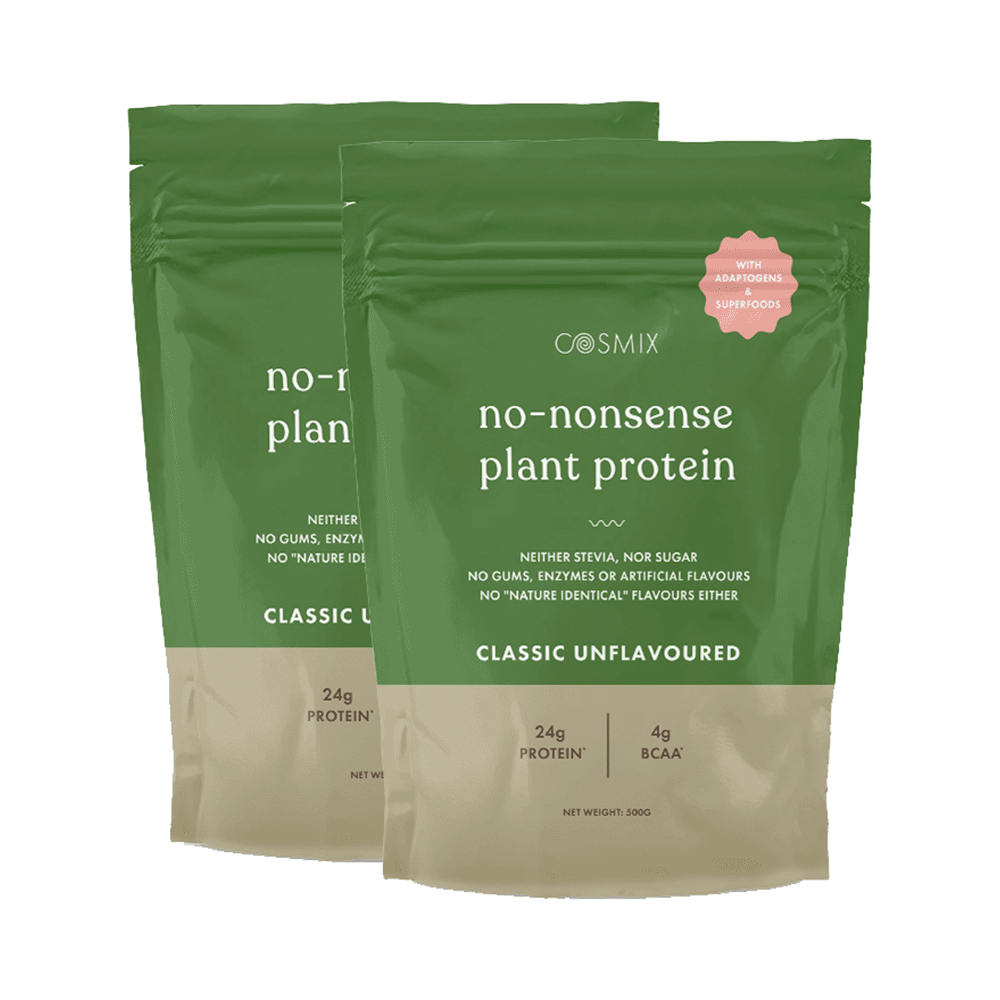 Cosmix No-Nonsense Plant Protein (500gm Each) Classic Unflavoured - Image 1