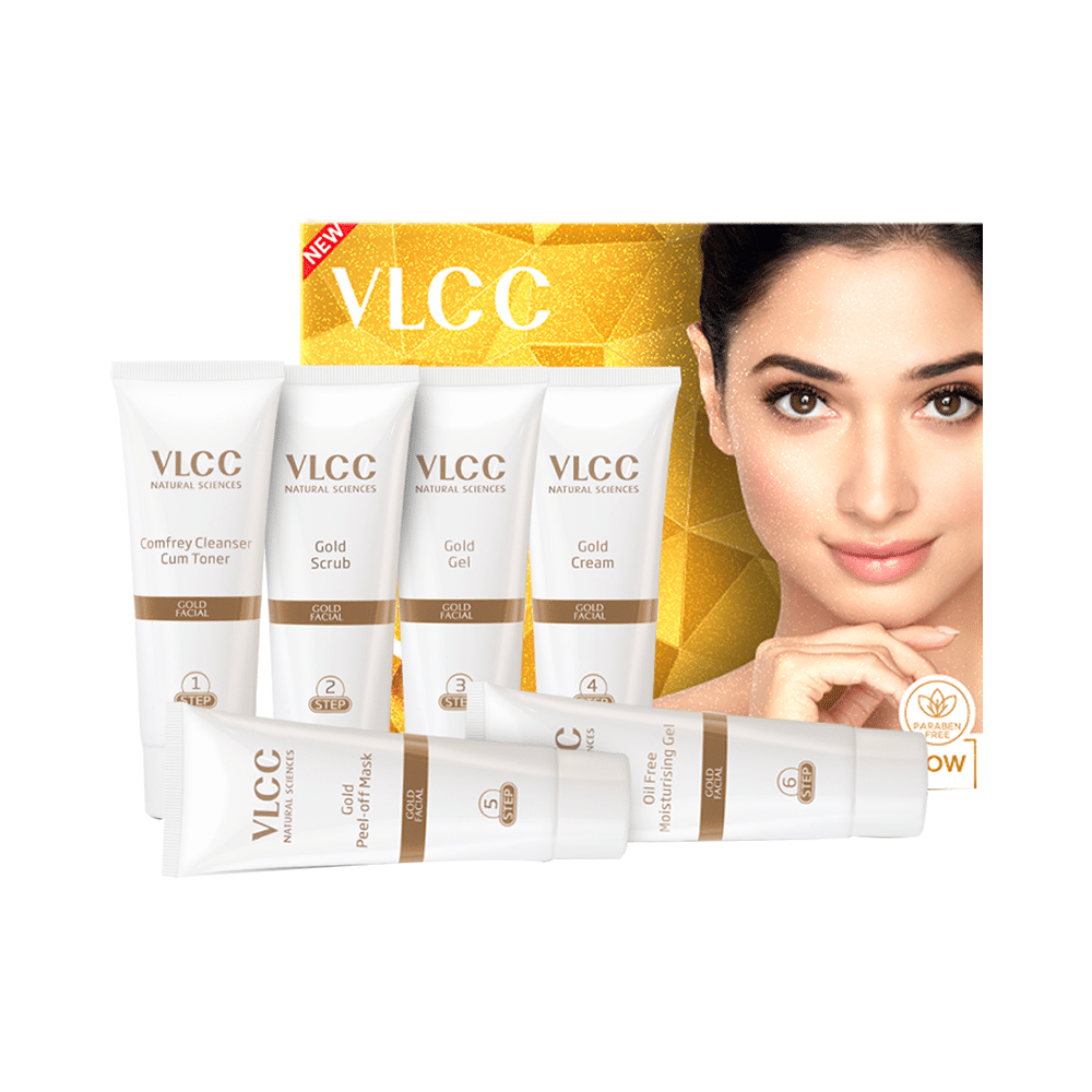 VLCC Gold Facial Kit (60gm Each) - Image 5