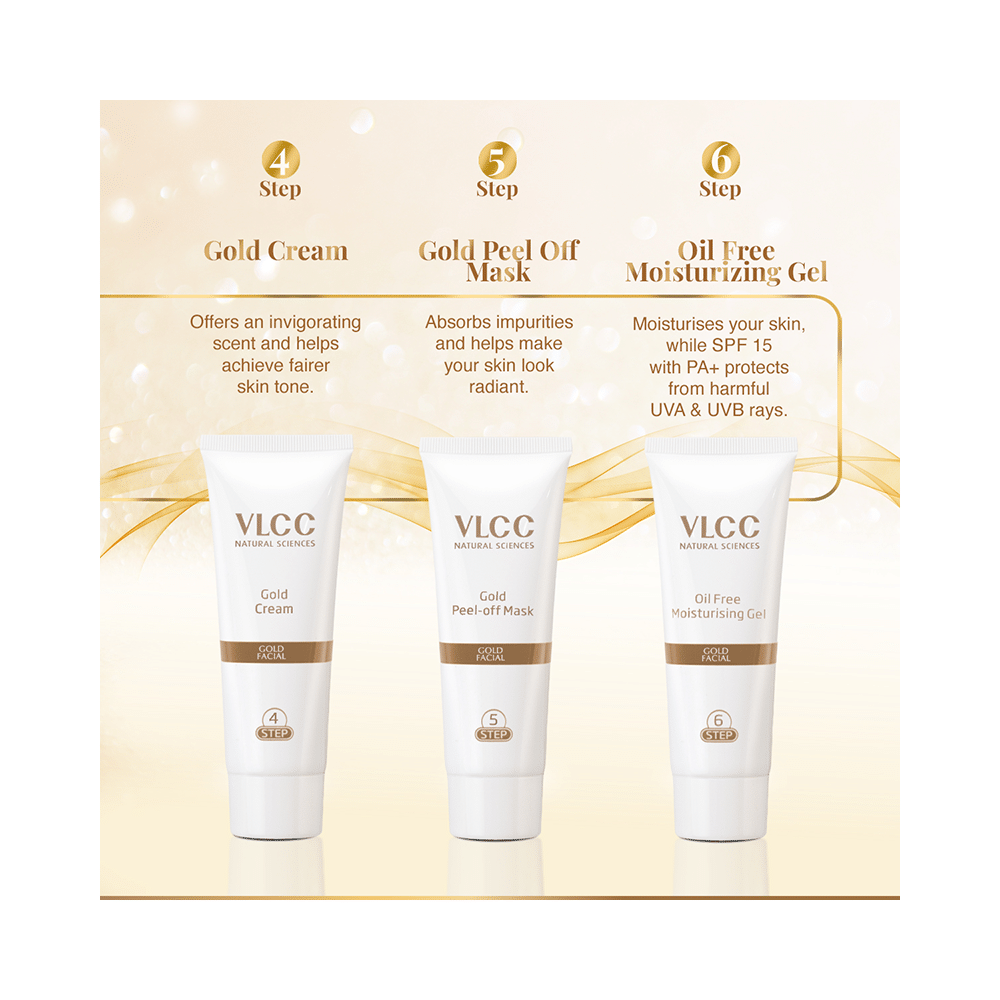 VLCC Gold Facial Kit (60gm Each) - Image 7