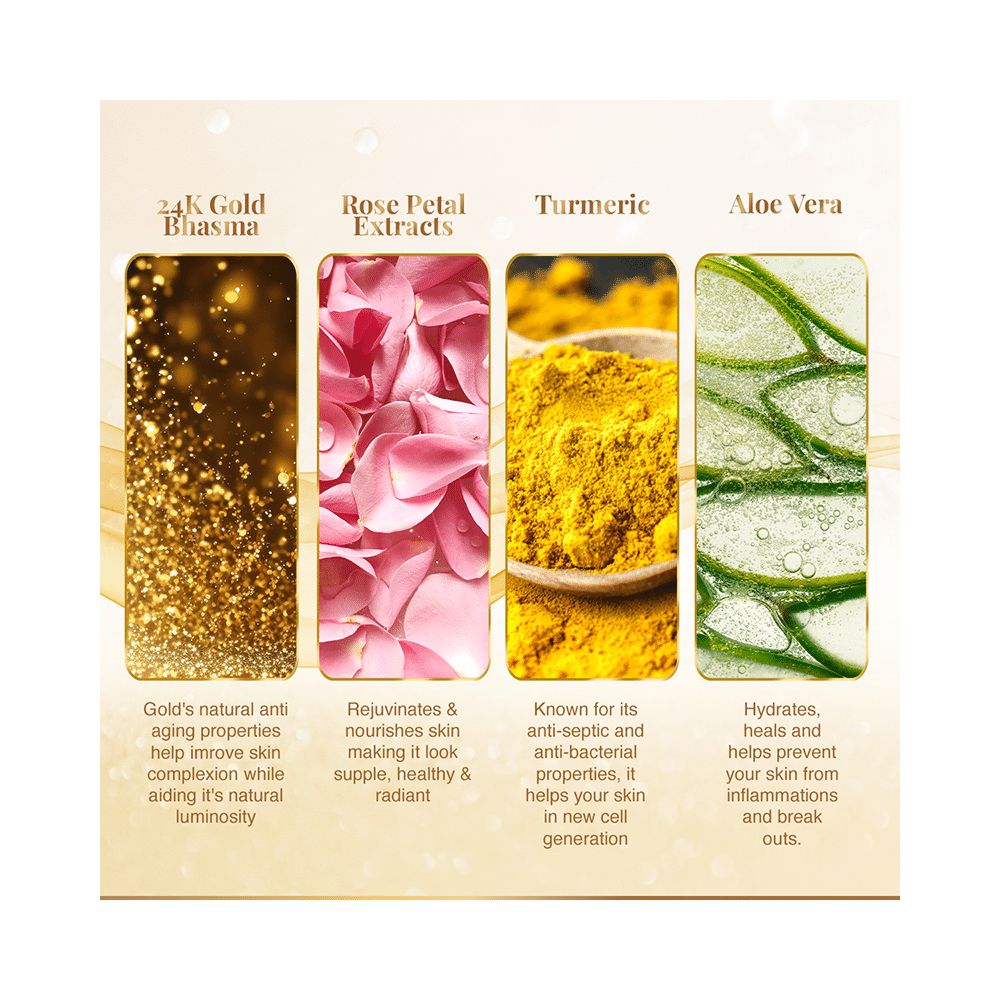 VLCC Gold Facial Kit (60gm Each) - Image 8