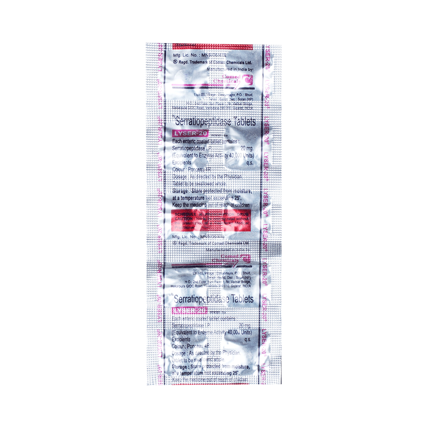 Lyser 20mg Tablet - Image 2