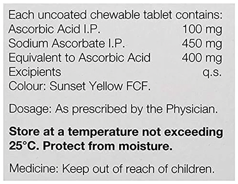 Limcee Chewable Tablet Orange - Image 4