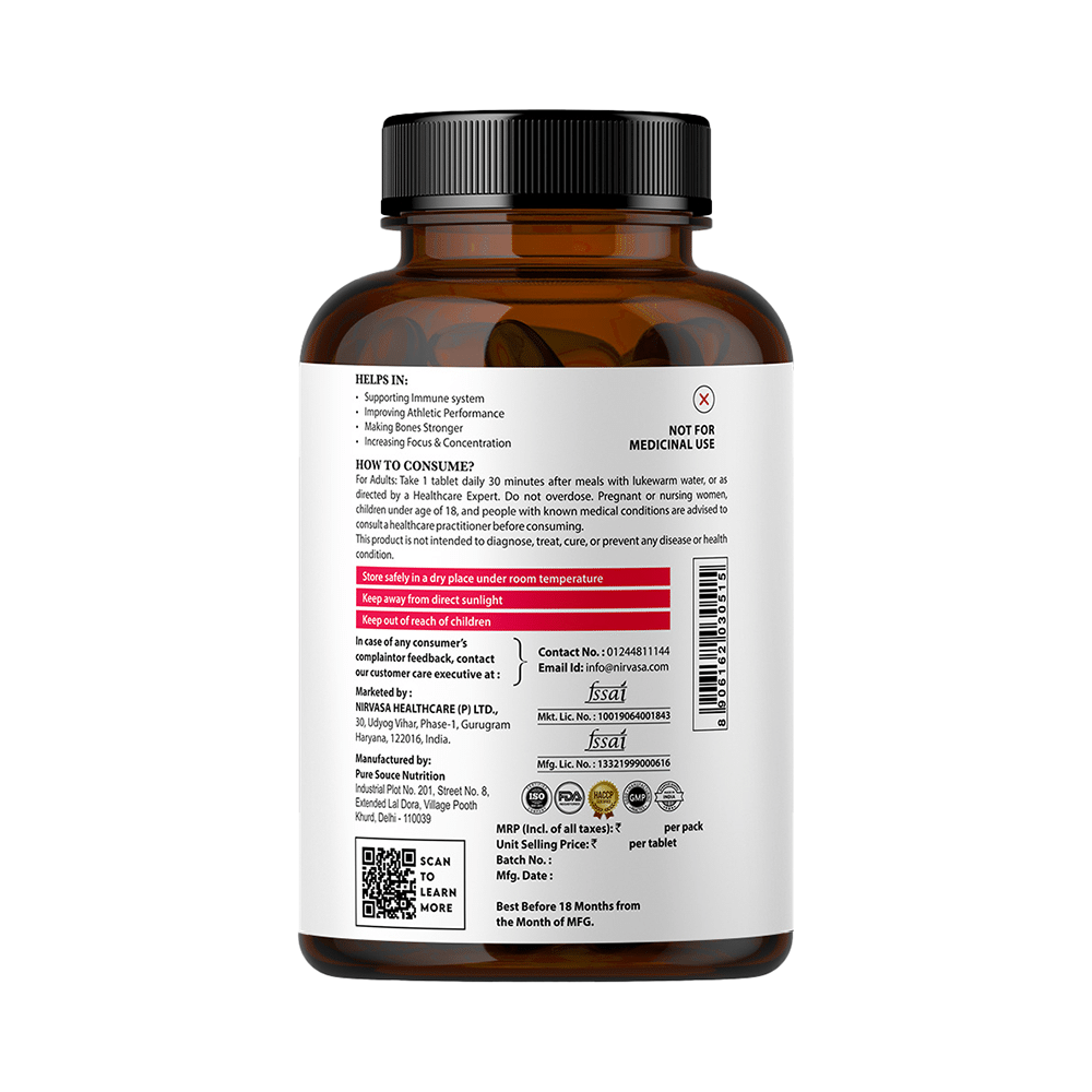 Nirvasa Daily Multivitamin Tablet (60 Each) - Image 3