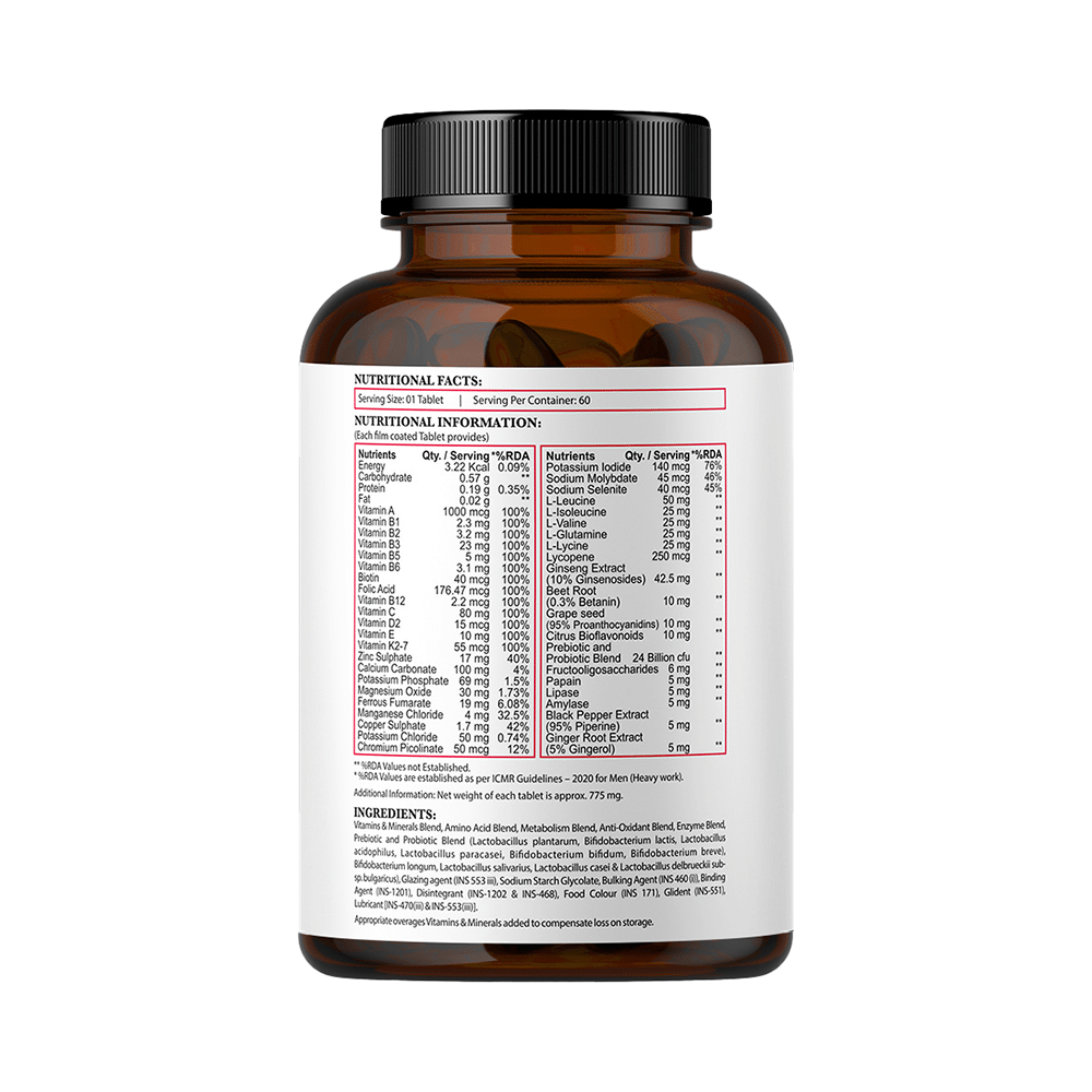 Nirvasa Daily Multivitamin Tablet (60 Each) - Image 2