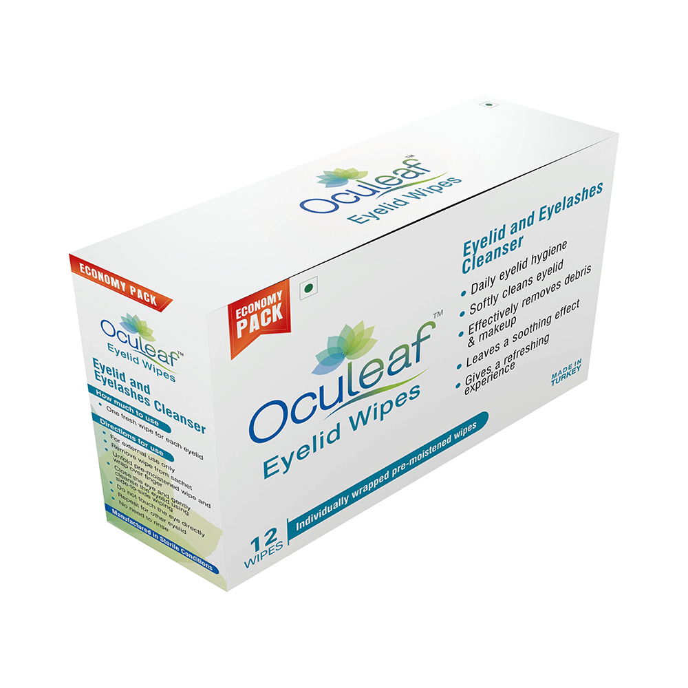 Oculeaf Eyelid Wipes with Tea Tree Oil | For Eyelid & Eyelashes Cleansing - Image 5