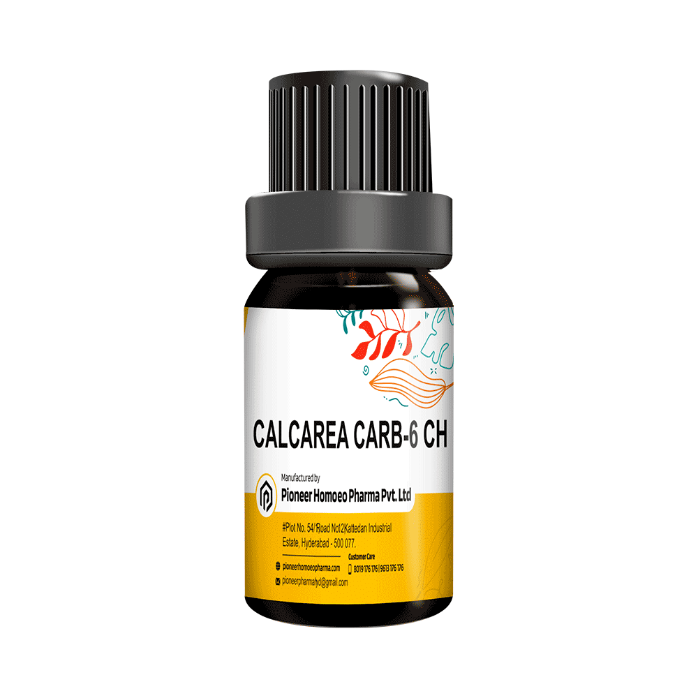 Pioneer Pharma Calcarea Carb Globules Pellet Multidose Pills 6 CH - Image 1