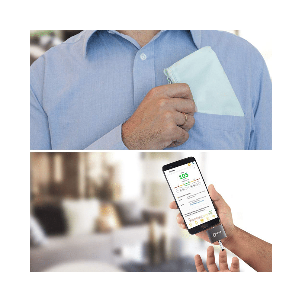 BeatO Mobile Connected Glucometer Kit with 50 Strips & 50 Lancets - Image 7