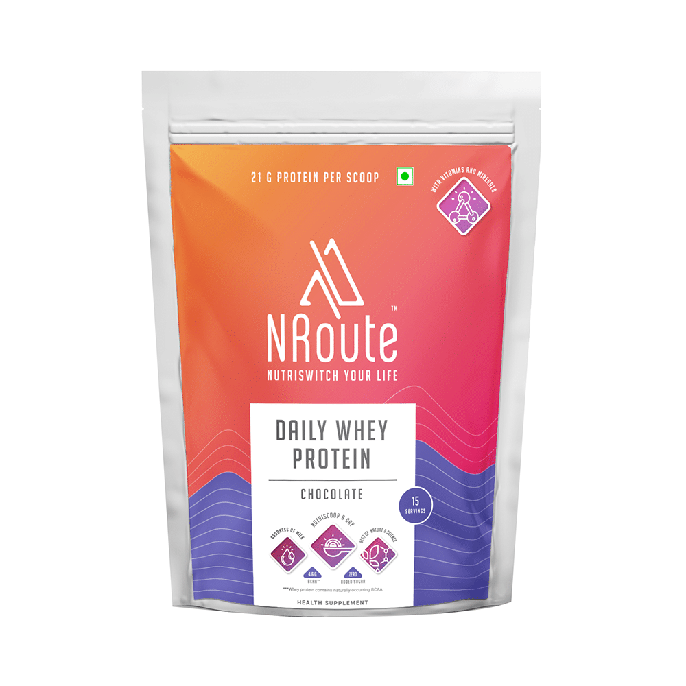 Nroute Daily Whey Protein Protein Powder Chocolate - Image 1