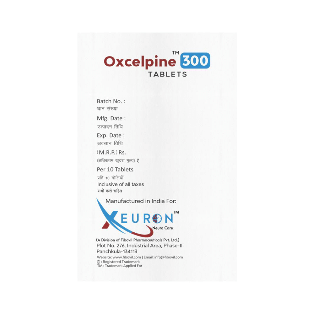 Oxcelpine 300 Tablet - Image 3