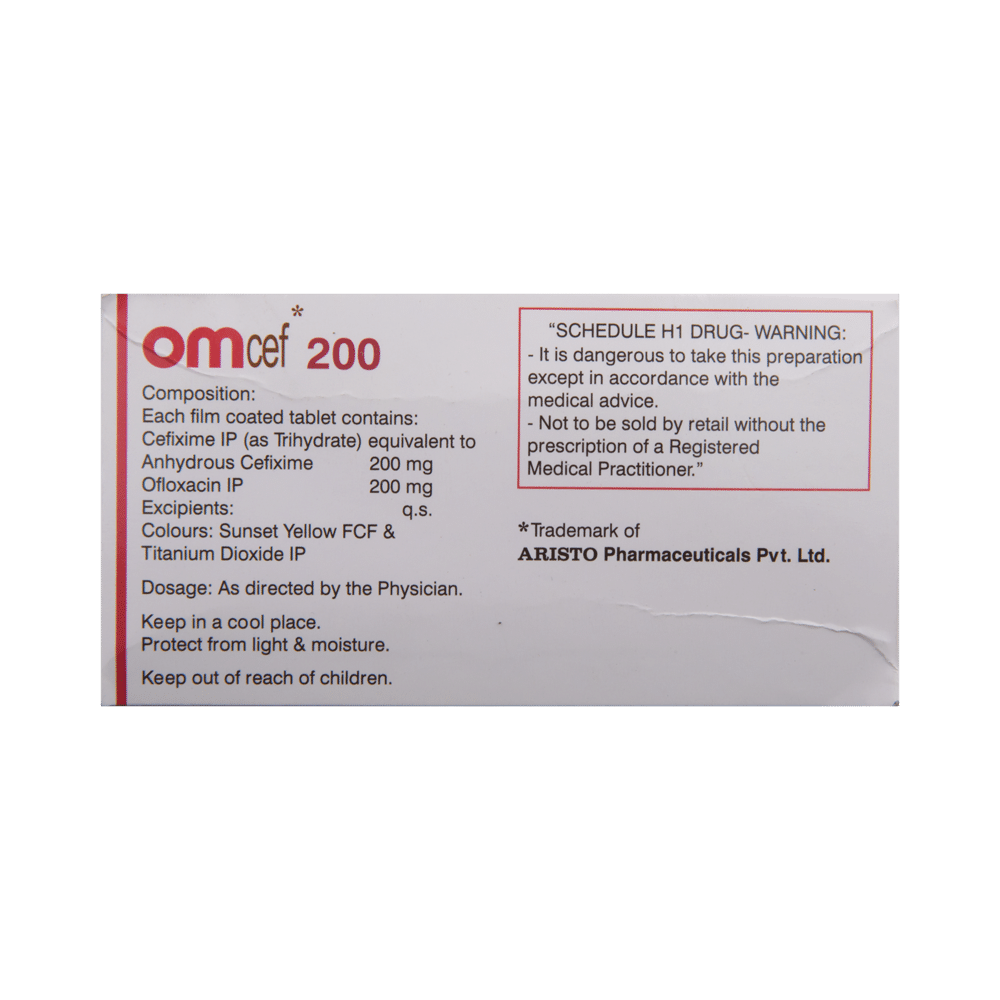 Omcef 200 Tablet - Image 3