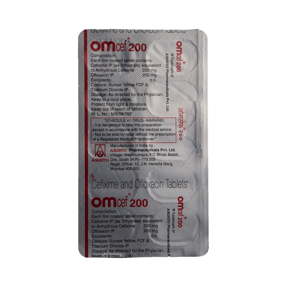 Omcef 200 Tablet - Image 5