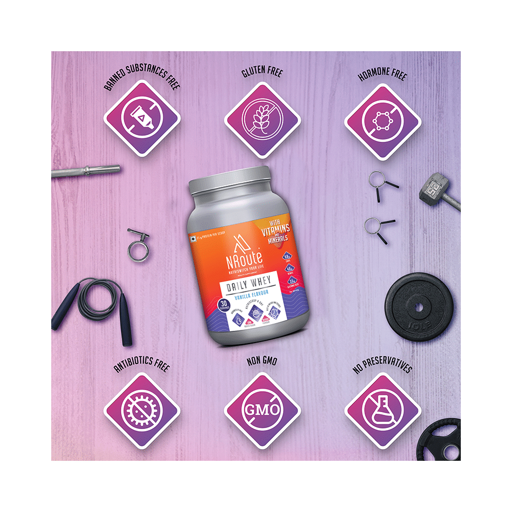 Nroute Daily Whey Protein Powder Vanilla - Image 3