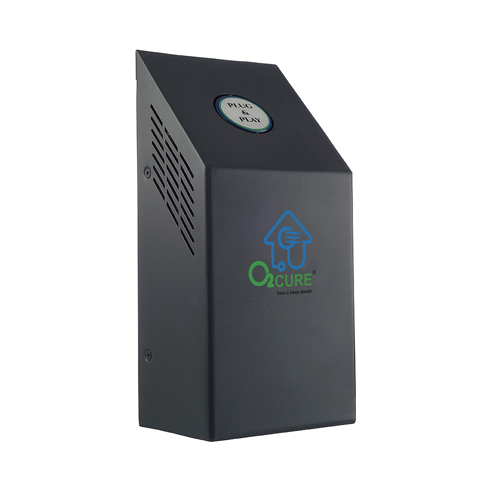 O2 Cure Plug & Play Air Purifier with PHI-Cell Technology Grey - Image 2