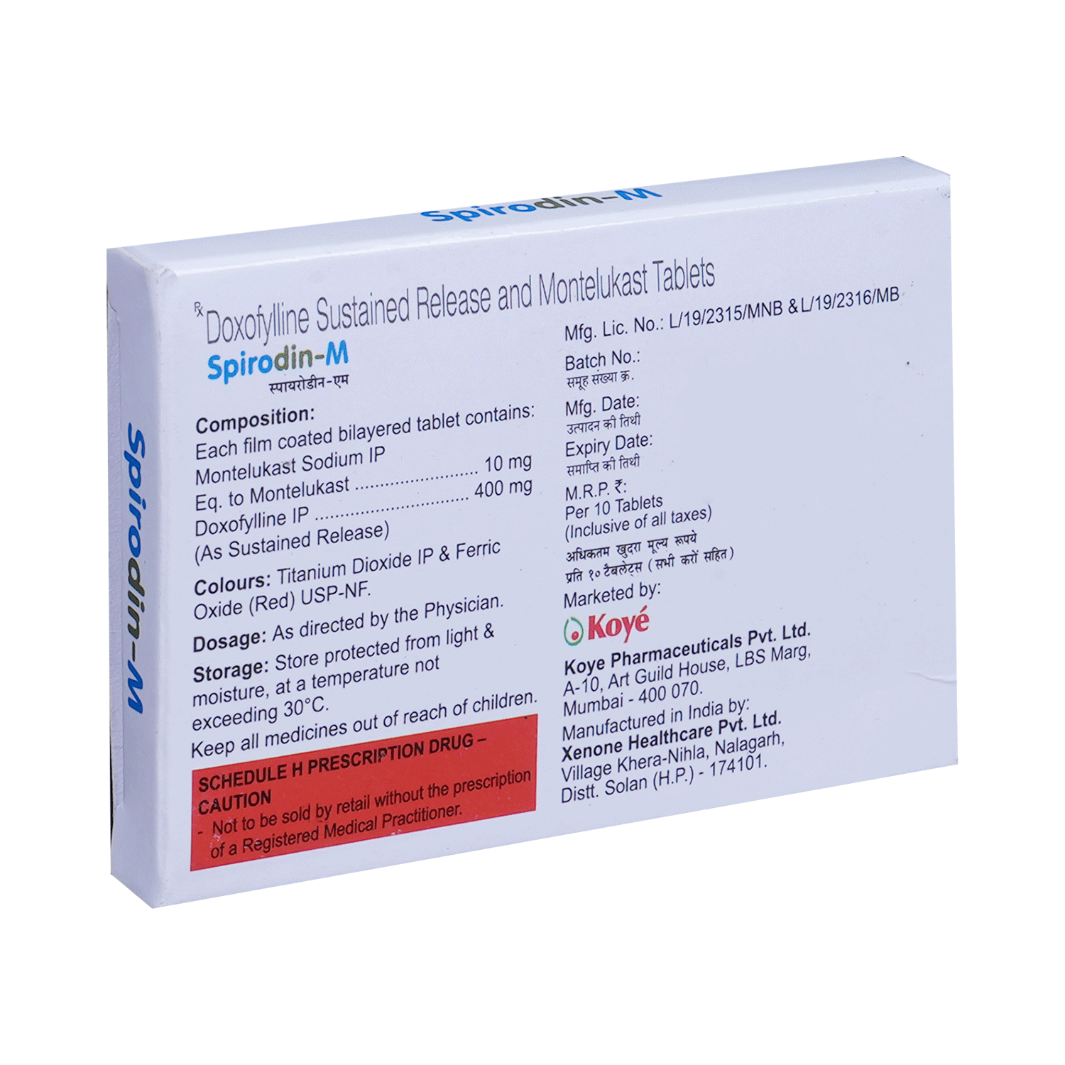 Spirodin-M Tablet SR - Image 3